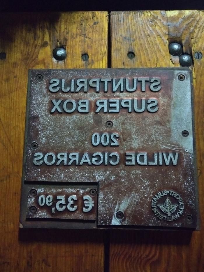 cigar box label stamp